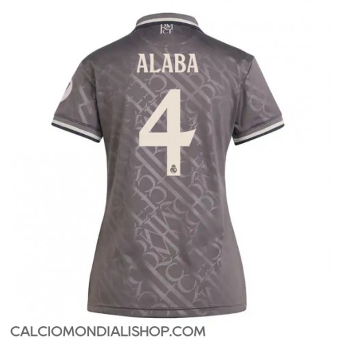 Maglie da calcio Real Madrid David Alaba #4 Terza Maglia Femminile 2024-25 Manica Corta